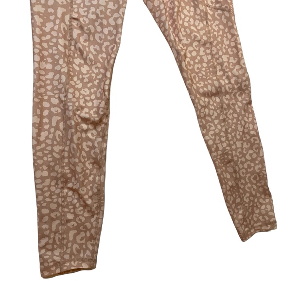 Shadow Sport Pink Cheetah Print Work Out Leggings - Picture 3 of 4